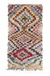 Tapete Berbere Marroquino Boucherouite 230 x 125 cm