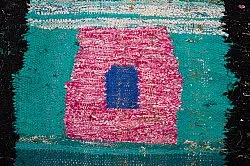 Tapete Berbere Marroquino Boucherouite 140 x 225 cm