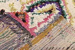 Tapete Berbere Marroquino Boucherouite 210 x 125 cm