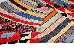 Tapete Berbere Marroquino Boucherouite 145 x 250 cm