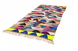 Tapete Berbere Marroquino Boucherouite 135 x 290 cm