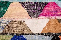 Tapete Berbere Marroquino Boucherouite 135 x 290 cm