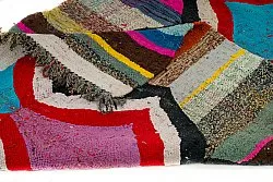 Tapete Berbere Marroquino Boucherouite 130 x 260 cm