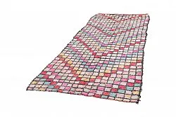 Tapete Berbere Marroquino Boucherouite 275 x 125 cm