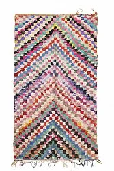 Tapete Berbere Marroquino Boucherouite 245 x 140 cm