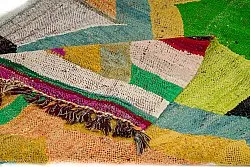 Tapete Berbere Marroquino Boucherouite 125 x 230 cm
