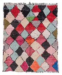 Tapete Berbere Marroquino Boucherouite 150 x 120 cm