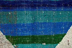 Tapete Berbere Marroquino Boucherouite 135 x 235 cm