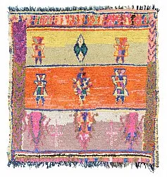 Tapete Berbere Marroquino Boucherouite 162 x 152 cm