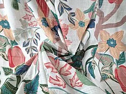 Cortinas - Cortina de algodão - Sofi-Lee (vermelho)