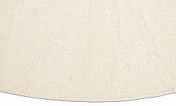 Rund bomullsmatta - Billie (vit)