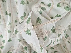 Cortinas - Cortina de algodão Anna-Lisa (azul)
