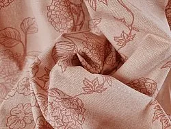 Cortinas - Cortina de algodão Minna (rosa)