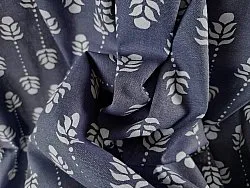 Cortinas - Cortina de algodão Sari (azul)