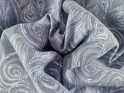 Cortinas - Cortina de algodão Merja (azul)