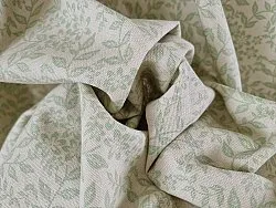 Cortinas - Cortina de algodão Lilja (verde)