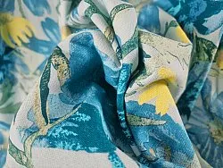 Cortinas - Cortina de algodão Cutie (azul)