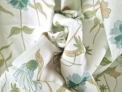 Cortinas - Cortina de algodão Sweetie (azul)