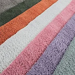 Tapetes felpudos - Combarro Solid Cotton Shaggy (rosa claro)