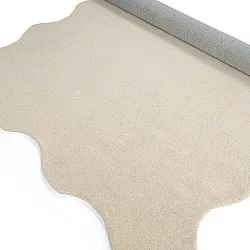 Tapete de lã ondulado - Diu Hand Tufted Wool Premium (creme)