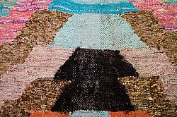 Tapete Berbere Marroquino Boucherouite 125 x 250 cm