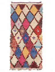 Tapete Berbere Marroquino Boucherouite 210 x 95 cm