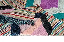Tapete Berbere Marroquino Boucherouite 140 x 255 cm