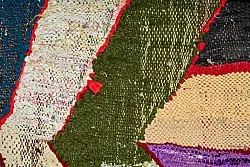 Tapete Berbere Marroquino Boucherouite 140 x 250 cm