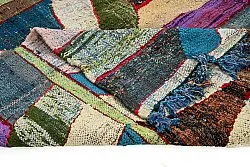 Tapete Berbere Marroquino Boucherouite 140 x 250 cm