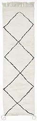 Tapete Kilim Marroquino Beni Ourain 320 x 95 cm
