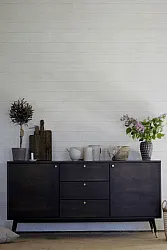 Móvel TV / Cómoda - Prime (nogueira/latão)