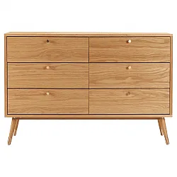 Cômoda - Prime - 6 lådor (carvalho)