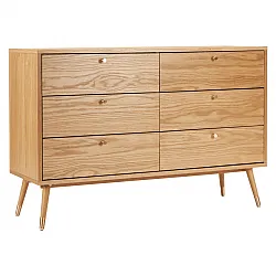 Cômoda - Prime - 6 lådor (carvalho)