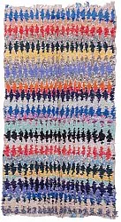 Tapete Berbere Marroquino Boucherouite 230 x 125 cm