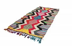 Tapete Berbere Marroquino Boucherouite 125 x 265 cm