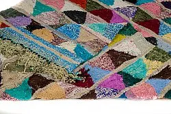Tapete Berbere Marroquino Boucherouite 125 x 255 cm