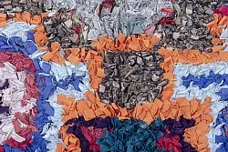 Tapete Berbere Marroquino Boucherouite 200 x 125 cm