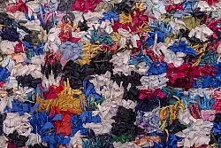 Tapete Berbere Marroquino Boucherouite 370 x 145 cm