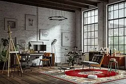 Tapete Wilton - Lukla (vermelho)