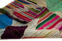 Tapete Berbere Marroquino Boucherouite 140 x 255 cm