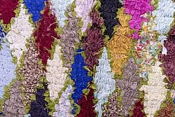 Tapete Berbere Marroquino Boucherouite 280 x 105 cm