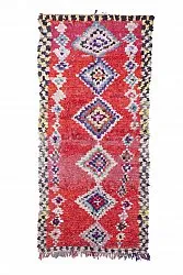 Tapete Berbere Marroquino Boucherouite 220 x 125 cm