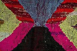 Tapete Berbere Marroquino Boucherouite 125 x 225 cm