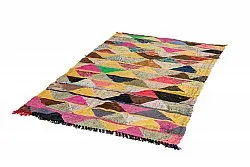 Tapete Berbere Marroquino Boucherouite 140 x 230 cm