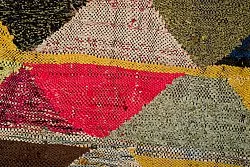 Tapete Berbere Marroquino Boucherouite 140 x 230 cm