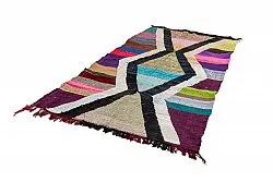 Tapete Berbere Marroquino Boucherouite 135 x 255 cm