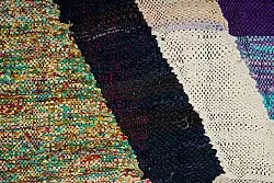 Tapete Berbere Marroquino Boucherouite 135 x 255 cm