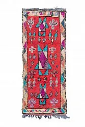 Tapete Berbere Marroquino Boucherouite 245 x 95 cm