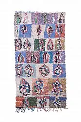 Tapete Berbere Marroquino Boucherouite 245 x 130 cm