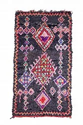 Tapete Berbere Marroquino Boucherouite 265 x 165 cm